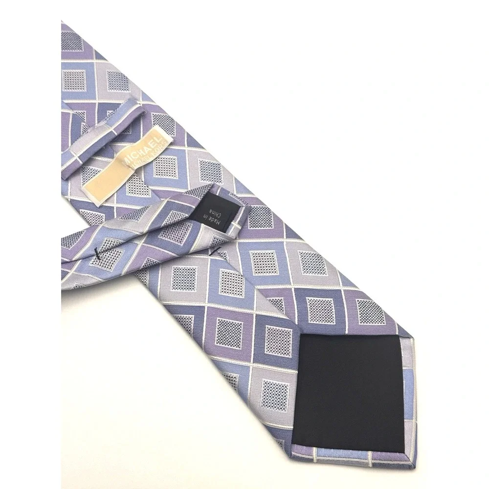 Michael Kors Silk‎ Tie Men Purple Extra Long 62